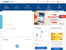Tablet Screenshot of oxigenwallet.com